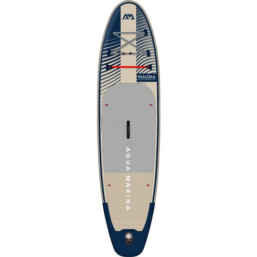 Planche De SUP Gonflable Aqua Marina Magma 11'2 - Pagaie Incluse - Beige