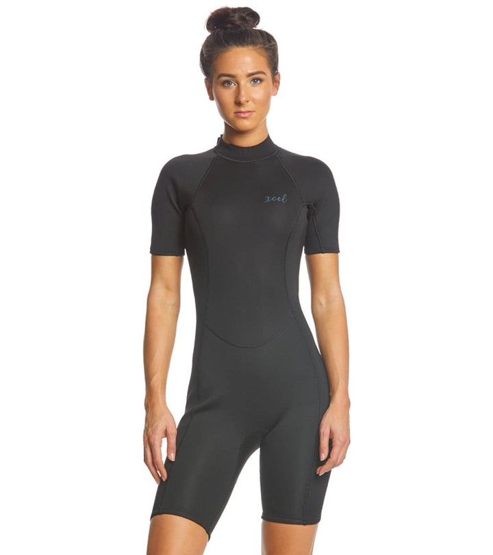 Xcel Women Springsuit Axis S'S 2mm B/Z Black