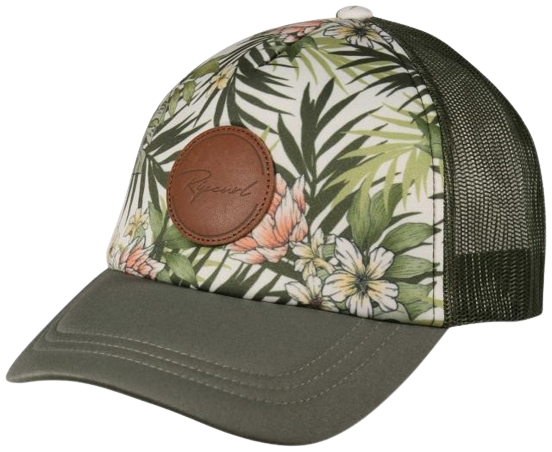 Rip Curl Beach Botanica Trucker Hat Olive