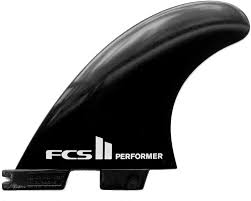 FCS II Performer Medium Tri Fin Set Black
