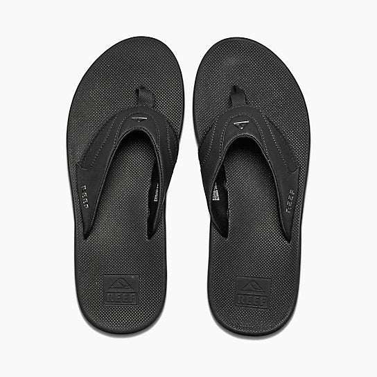 Reef Fanning Sandals All Black
