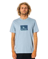 Rip Curl Corp Icon T-Shirt Blue Gum