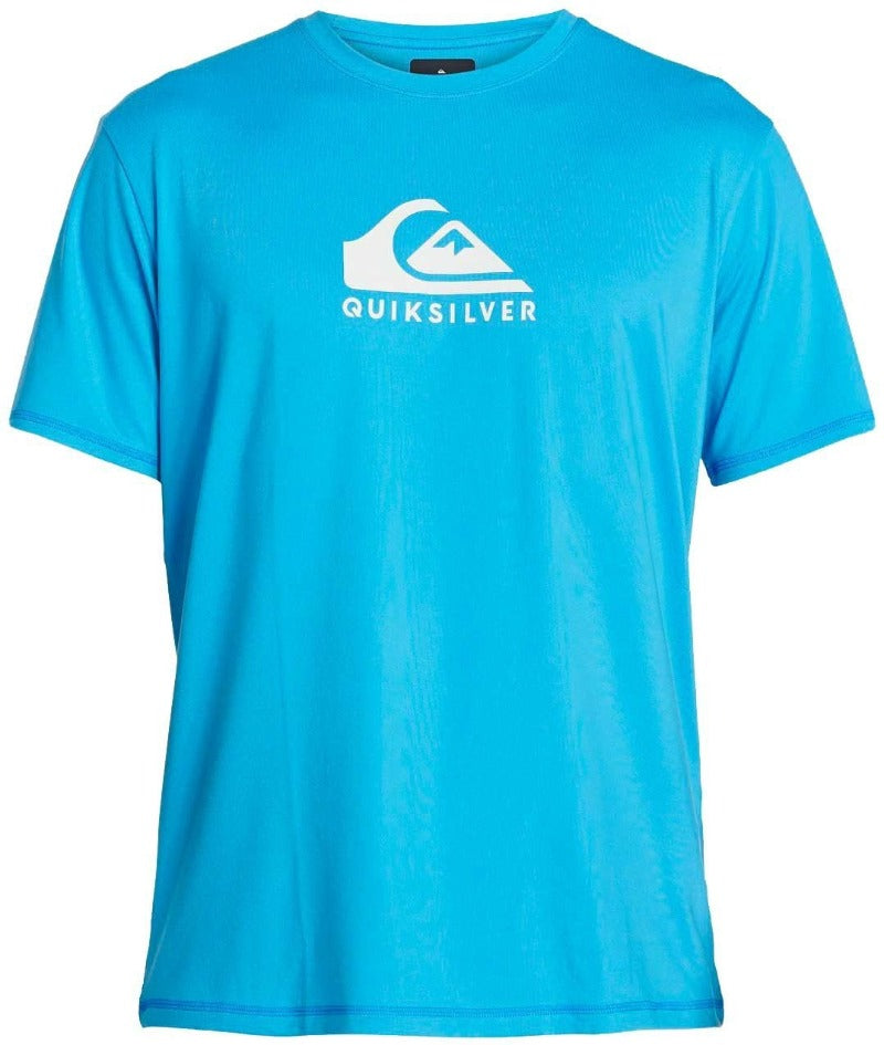 Quiksilver Solid Streak UV S'S Rashguard Surf Tee Blithe
