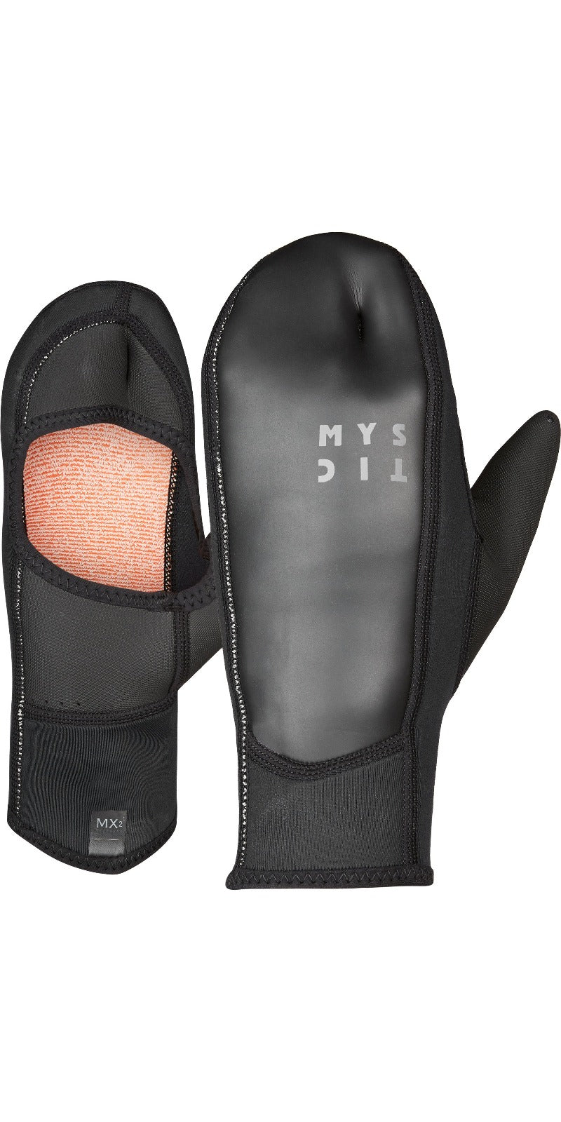 Mystic Ease Glove 2mm Open Palm Black