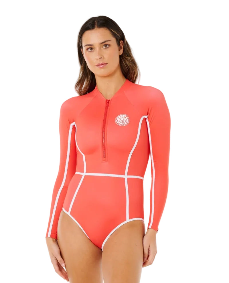 Rip Curl Classic Surf L'S UV Surf Suit Red