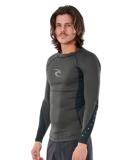 Rip Curl Waves L'S UV Rashguard Black Marle