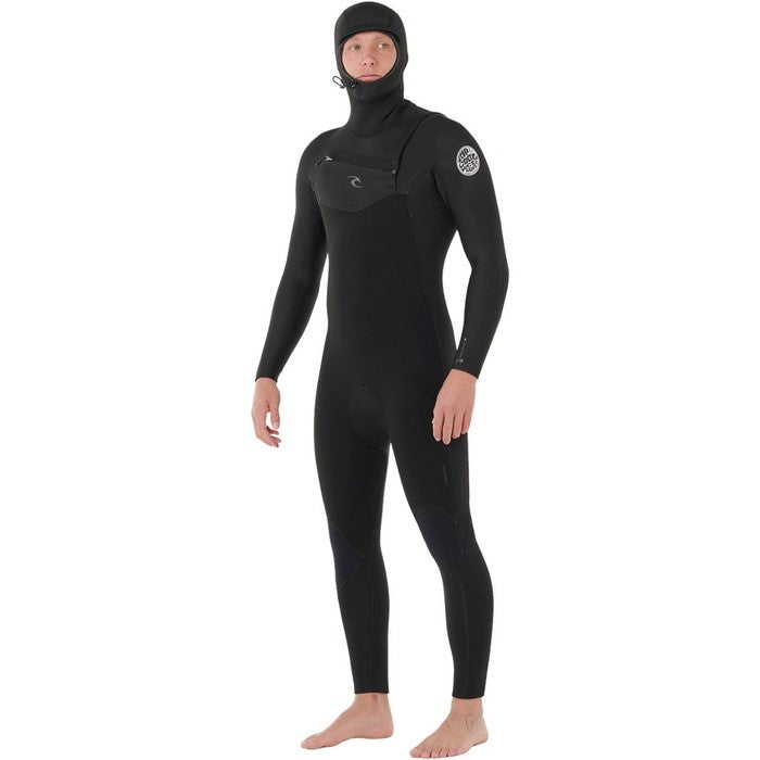 Rip Curl Wetsuit Dawn Patrol Pro Hooded 5/4mm C/Z Black