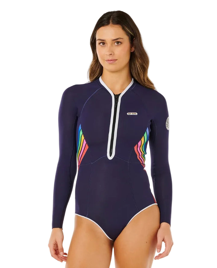 Rip Curl Women G-Bomb F/Z Springsuit L'S 1.5mm Dark Navy