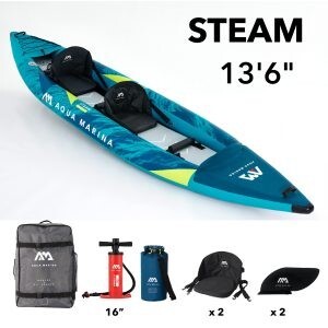 Aqua Marina Steam-412 Versatile/whitewater Kayak-2 Person