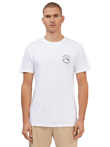 Quiksilver Rolling Waves T-Shirt White