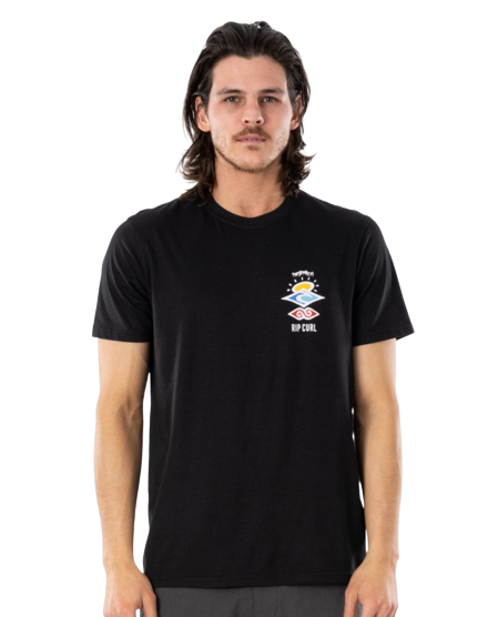 Rip Curl Search Icon T-Shirt Black