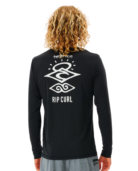Rip Curl Icons Surflite Relaxed L'S UV Rashguard Black