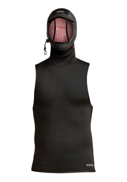 Xcel Infiniti Hooded Vest 2mm Black