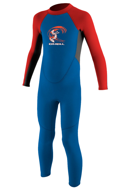 O'Neill Toddler Wetsuit Reactor-2 Fullsuit BZ 2mm Ocean/Graph/Red
