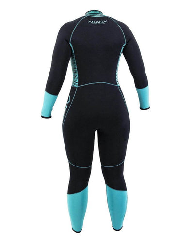 Akona Wetsuit Women Front Zip Fullsuit 3mm Tiffany