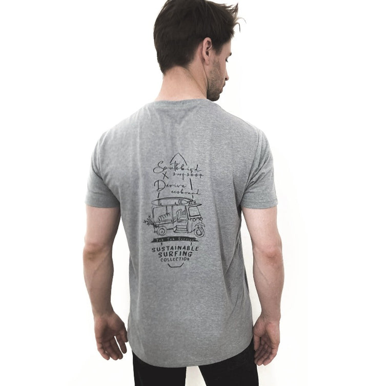 Southbird Tuk-Tuk Service Eco T-Shirt Soft Grey