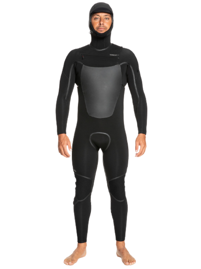 Quiksilver Wetsuit Marathon Sessions Hooded 5/4/3mm C/Z Black
