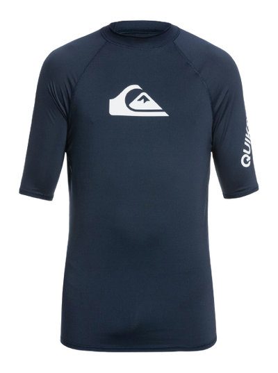 Quiksilver All Time UV S'S Rashguard Navy Blazer