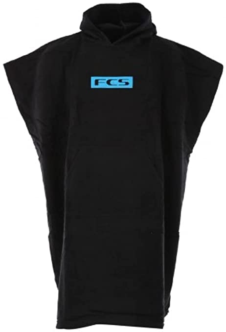 FCS Towel Poncho Black