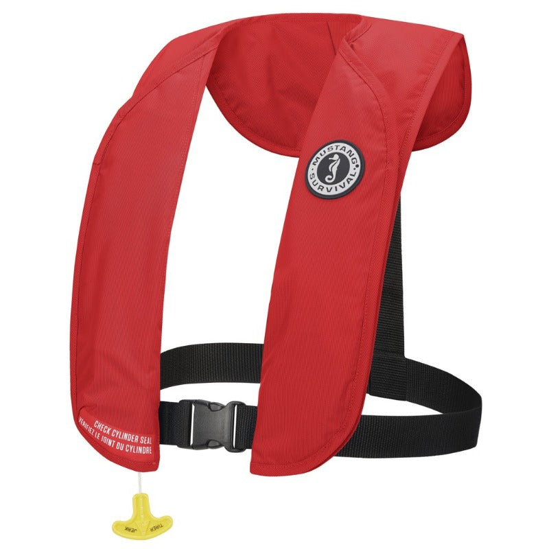 Mustang Survival MIT 70 Manual Inflatable PFD Vest Red