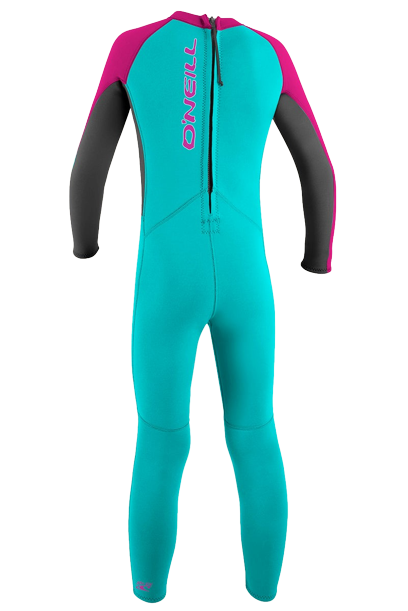 O'Neill Toddler Wetsuit Reactor-2 Fullsuit BZ 2mm Aqua/Graph/Berry