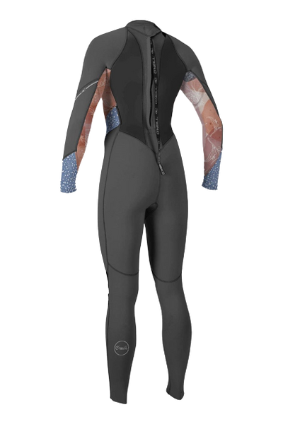 O'Neill Women's Wetsuit Bahia Fullsuit BZ 3/2mm Graph/Desert/DriftBlue