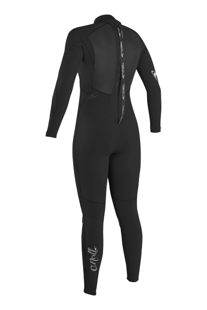 O'Neill Women's Wetsuit Epic Fullsuit BZ 4/3mm Black/Black