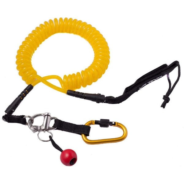 Level Six 11' Quick-Release SUP Leash Yellow