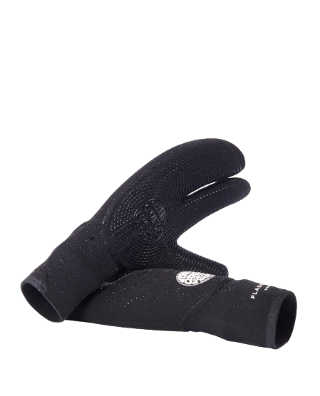 Rip Curl 3 Finger Gloves Flash Bomb 5/3mm Black
