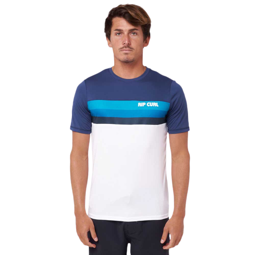 Rip Curl Sr Panel UV Tee S'S Rashguard Navy