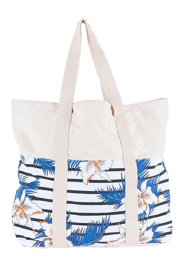 Rip Curl Hot Shot Stripe Tote Beach Bag