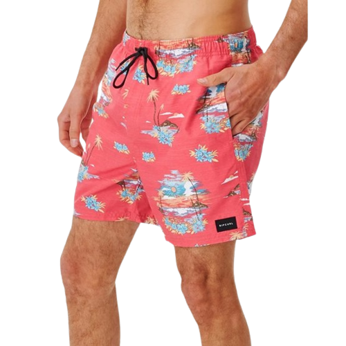 Rip Curl Dreamers Volley Laydays 16'' Boardshort Retro Red