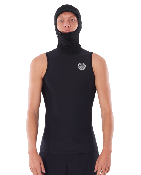 Rip Curl Flash Bomb 0.5mm Hooded Vest Black