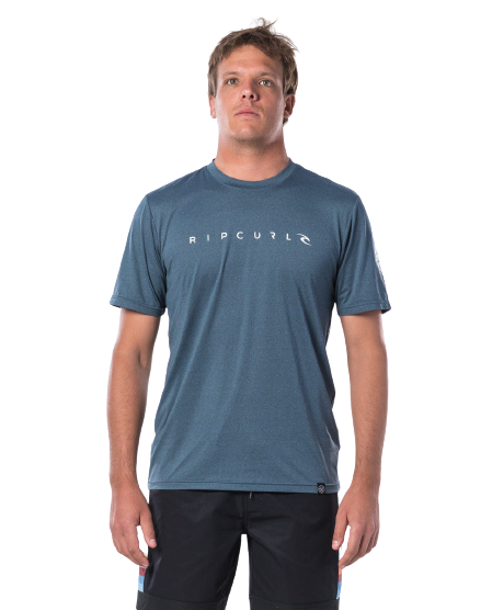 Rip Curl Dawn Patrol UV S'S Rashguard Surf Tee Navy Marle