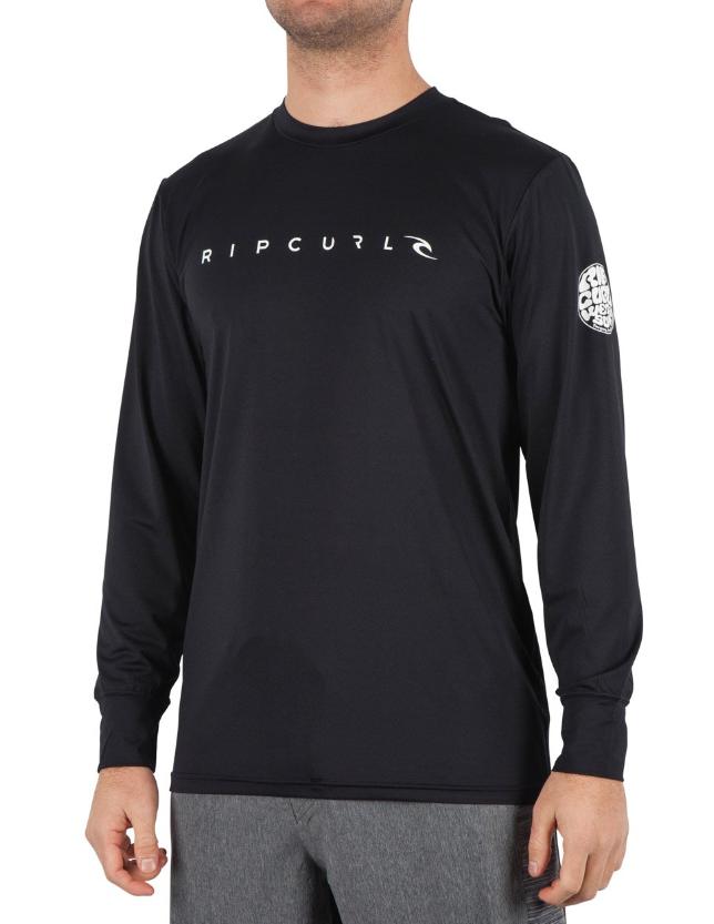 Rip Curl Dawn Patrol UV L'S Rashguard Surf Tee Black