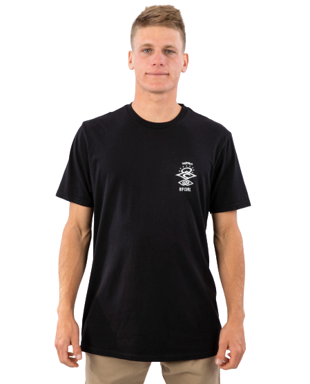 Rip Curl Search Fever Standard Issue T-Shirt Black