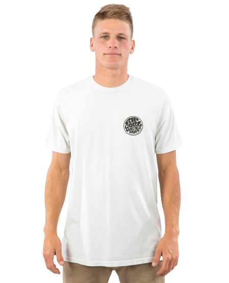 Rip Curl Wettie Pigment Standard Issue T-Shirt Off White