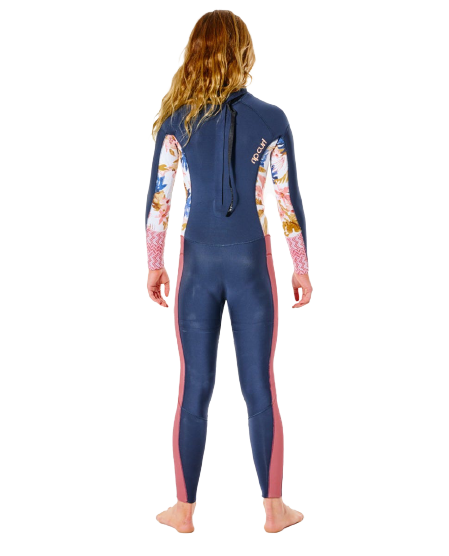 Rip Curl Wetsuit Junior Girl's Dawn Patrol 4/3mm B/Z Slate Rose