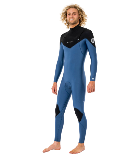 Rip Curl Wetsuit Dawn Patrol 3/2mm C/Z Blue Black