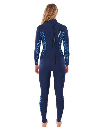 Rip Curl Wetsuit Dawn Patrol 4/3mm B/Z Mid Blue