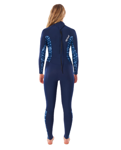 Rip Curl Wetsuit Dawn Patrol 4/3mm B/Z Mid Blue