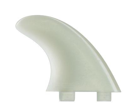 FCS M5 Natural Glass Flex Tri Fin Set