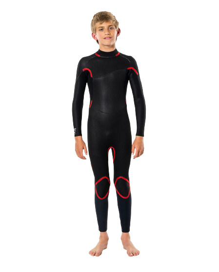 Rip Curl Wetsuit Junior Omega 3/2mm B/Z Neon Lime