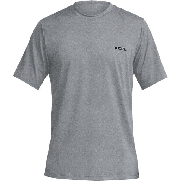 Xcel Men's Premium Stretch Rashguard S'S Heather Grey