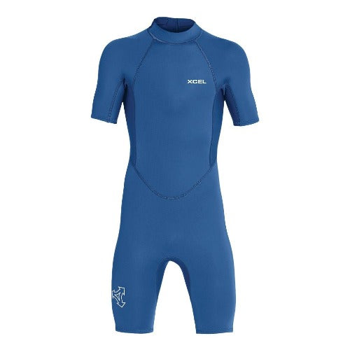 Xcel Springsuit Youth Axis S/S 2mm B/Z Sapphire